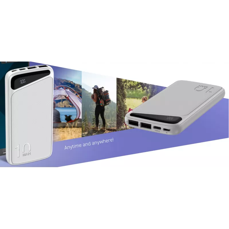 Φορητό powerbank Navitel PWR10 MX ΛΕΥΚΟ 10000 mAh