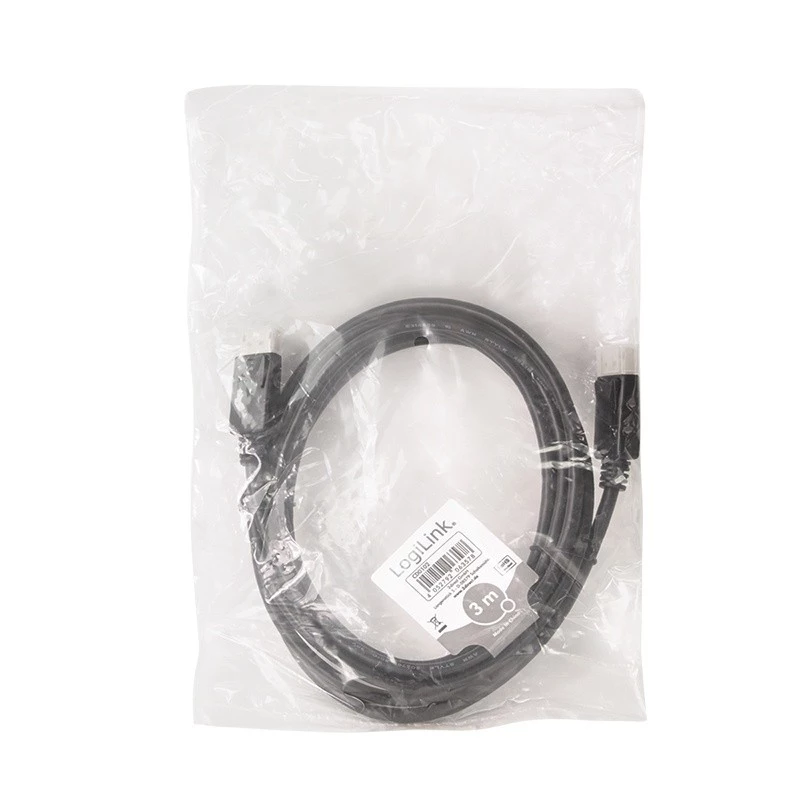 LogiLink Καλώδιο DisplayPort 3 m μαύρο CD0102