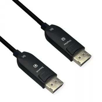 ROLINE Καλώδιο DisplayPort v2.1 AOC DP80 UHBR13.5 54G ST/ST 50m - Καλώδιο - Ψηφιακό/Οθόνη/Βίντεο (14.01.3504)
