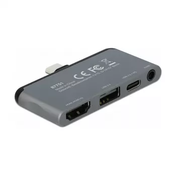 Σταθμός σύνδεσης tablet Apple DeLOCK Mini Σταθμός σύνδεσης 4K 60 Hz
