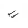 Καλώδιο SATA III LANBERG CA-SASA-13CU-0050-BK 0,5 m, SATA 7-pin σε 7-pin, 6 Gbit/s, Μαύρο
