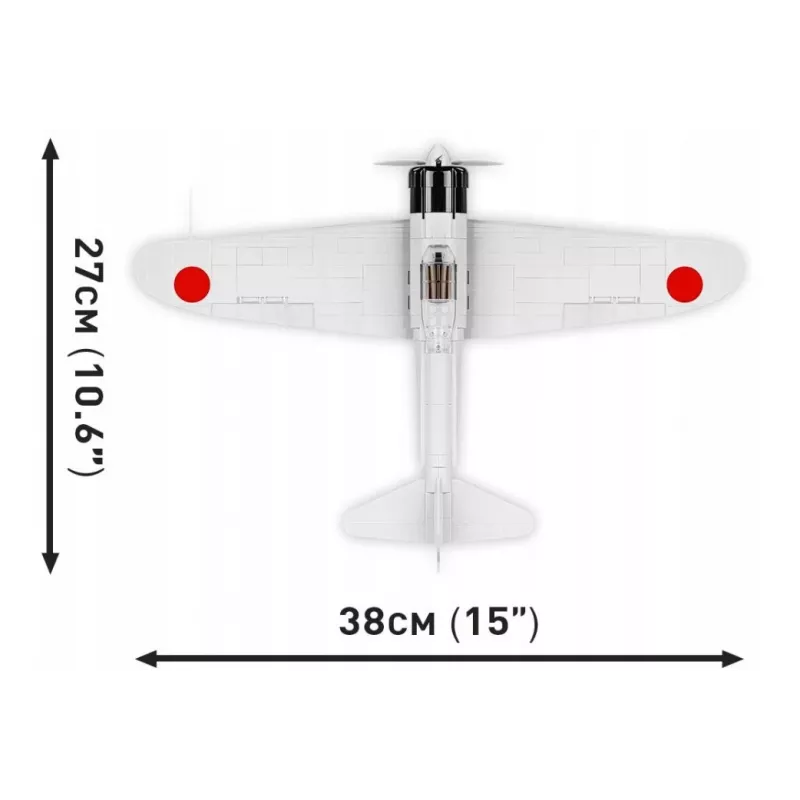 Σετ κατασκευής Cobi Mitsubishi A6M2 „Zero-Sen“ — 347 τεμάχια, συνιστώμενη ηλικία 3+