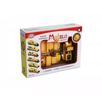 Σετ οχημάτων Popular Playthings Mix or Match Vehicles Construction μαύρο κίτρινο