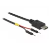 DeLOCK 85418 καλώδιο τροφοδοσίας USB-C σε 2x pin header, 0,1 m