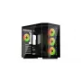 Krux Empero KRXD010 κουτί υπολογιστή Midi Tower, ATX, γυαλί ασφαλείας, 4 ανεμιστήρες ARGB 120 mm, μαύρο - κάρτα γραφικών έως 420 mm, ψύκτρα CPU έως 155 mm, 2x 3,5" + 3x 2,5" θέσεις