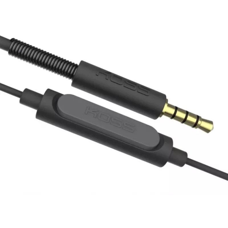 Koss | KPH30iK | Ακουστικά | Ενσύρματα | On-Ear | Μικρόφωνο | Μαύρο