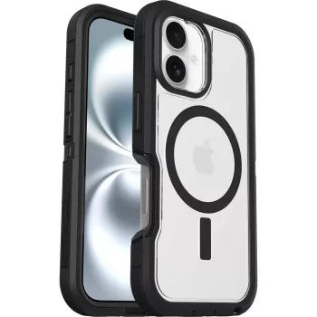 OtterBox Defender XT θήκη για iPhone 16 Dark Side διαφανές/μαύρο