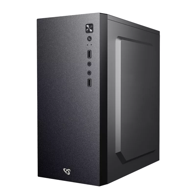 Κουτί υπολογιστή Sbox PCC-12 MicroATX μαύρο