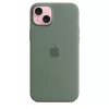 Apple iPhone 15 Plus Σιλικονούχα Θήκη με MagSafe - Cypress