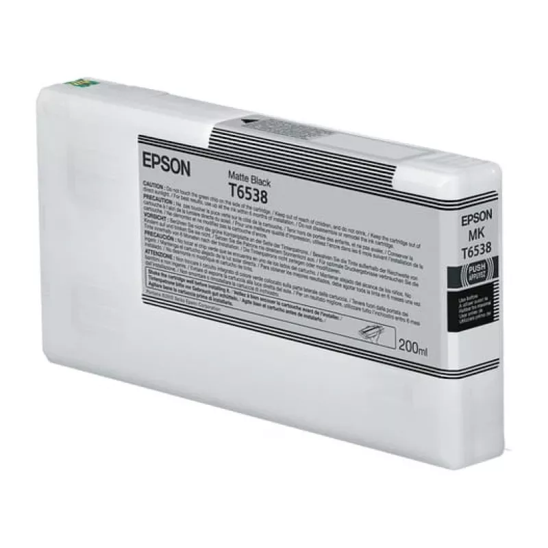 Δοχείο μελανιού Epson C13T65380N ματ μαύρο 200 ml γνήσιο ατομική συσκευασία