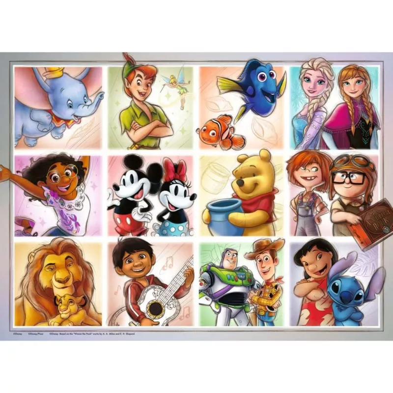 Παιδικό παζλ Ravensburger Disney Multicharacter – 100 τεμ., Παζλ για παιδιά