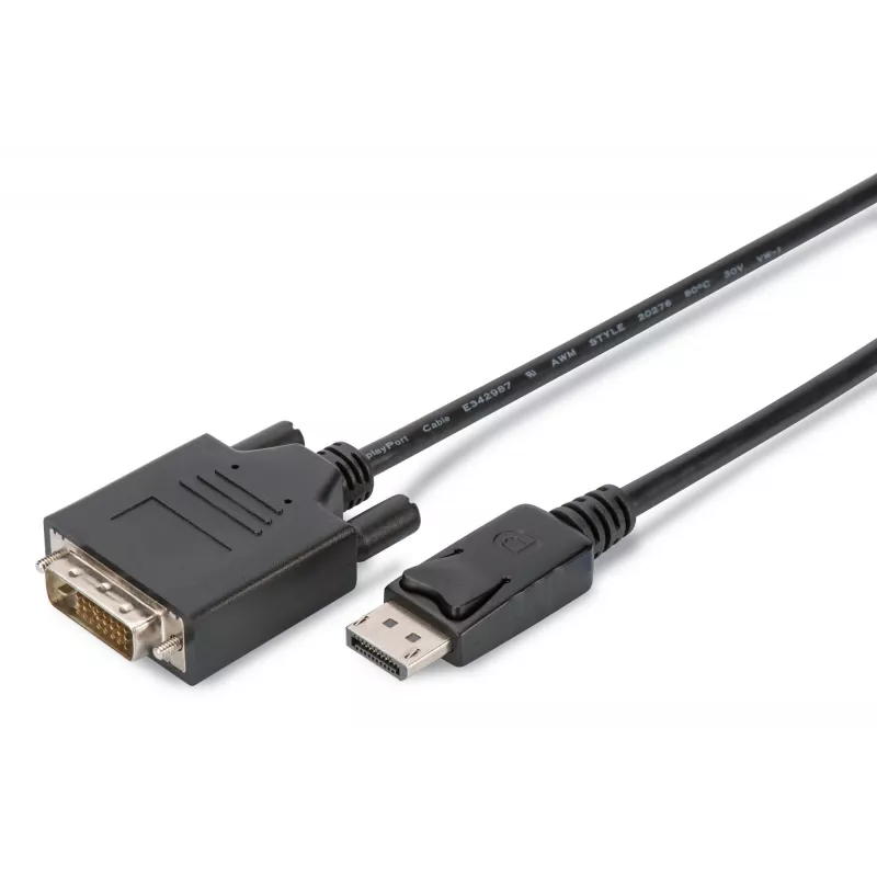 Καλώδιο προσαρμογέα Digitus DisplayPort – DVI, συσκευασία 10 τεμ.