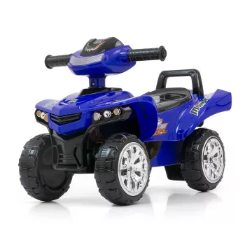 Όχημα με τσουλήθρα Milly Mally Ride-on Monster Navy — παιδικό κάθισμα-όχημα με τσουλήθρα, χαμηλό ύψος καθίσματος