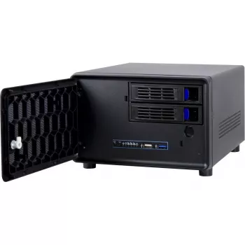 Inter-Tech SC-2100 - Small Form Factor (SFF) - PC - Μαύρο - Mini-ITX - Χάλυβας - Δραστηριότητα - Συναγερμός - HDD - Δίκτυο - Ισχύς (88887285)