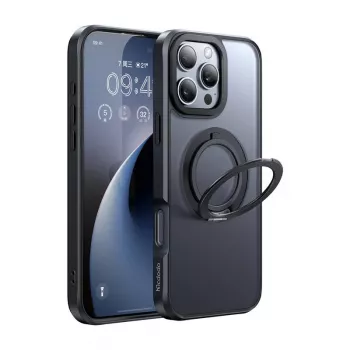 Προστατευτική θήκη Mcdodo PC-4932 για iPhone 16 Pro με ενσωματωμένη βάση, μαύρη