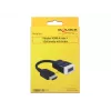 Delock 65587 προσαρμογέας HDMI-A αρσενικό σε VGA (D-Sub 15) θηλυκό με ήχο, μαύρο/λευκό