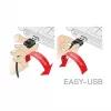 Καλώδιο USB DeLOCK 84808 USB 2.0 2 m USB A Micro-USB B λευκό