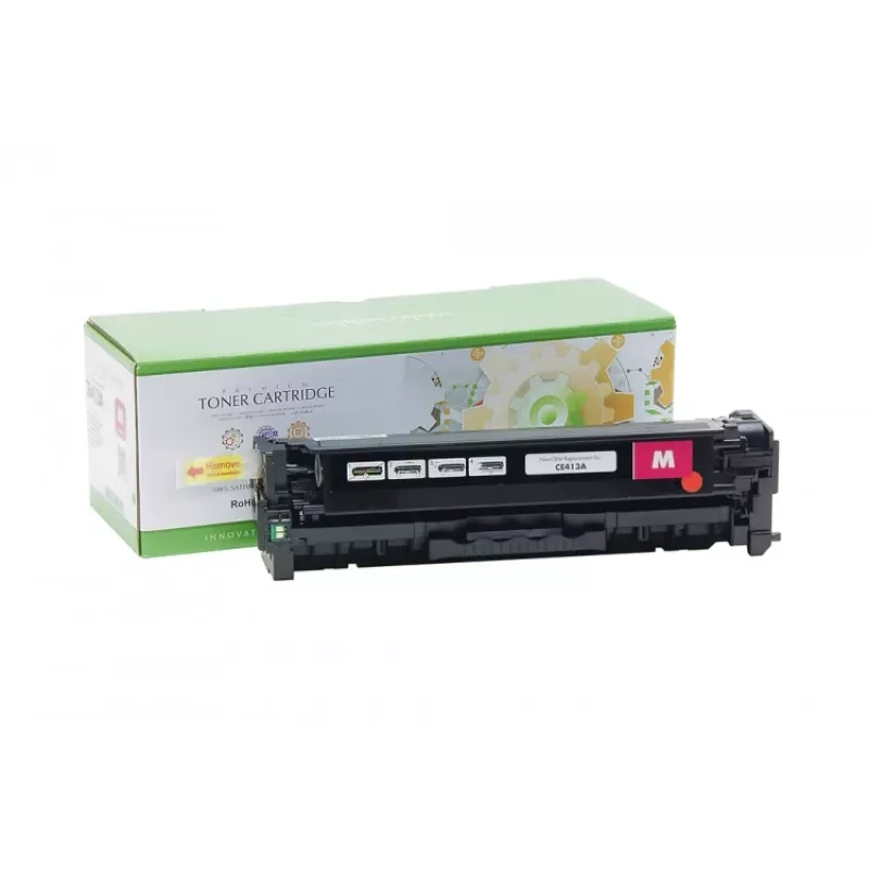 Συμβατό Static-Control Hewlett-Packard 305A (CE413A) ματζέντα, 2600 σελίδες