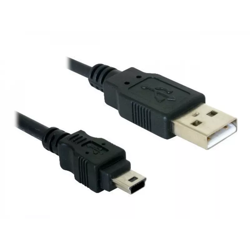 Καλώδιο USB DeLOCK 82252 USB 2.0 1,5 m USB A Mini-USB B μαύρο