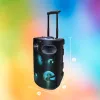 Φορητό ηχείο Bluetooth karaoke MANTA SPK0803B140 140W, με μπαταρία, MIC/USB/microSD, FM, equalizer, ρόδες