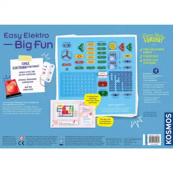 Kosmos Easy Elektro - Big Fun, ηλεκτρονικό κιτ κατασκευής, ηλεκτρισμός, 8 ετών, πολύχρωμο