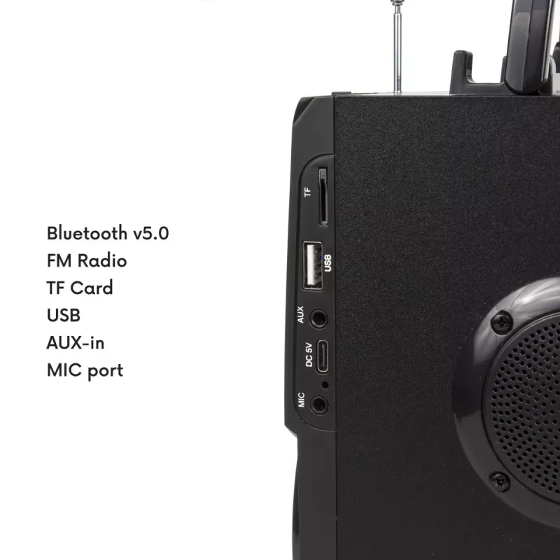 Ηχείο Bluetooth Audiocore AC730, Μαύρο