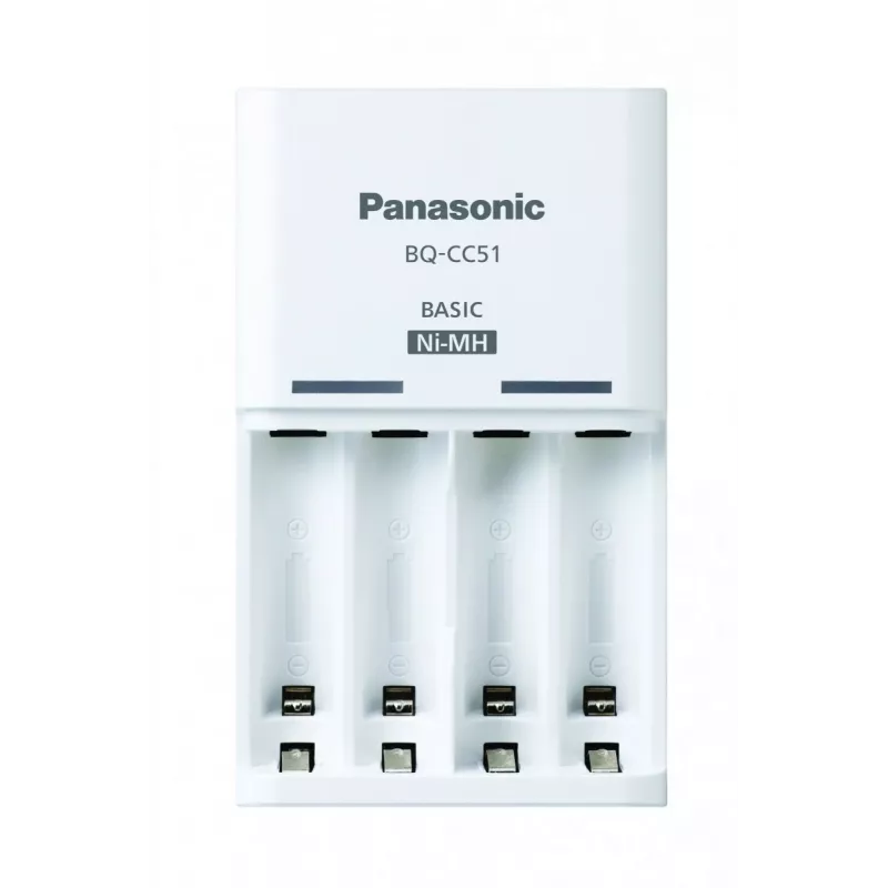 Φορτιστής μπαταριών PANASONIC Eneloop Basic BQ-CC51 + 4x AA 2000 mAh (K-KJ51MCD40E)