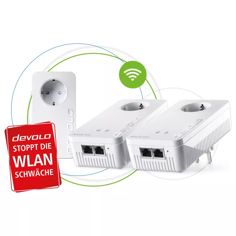 Magic 2 WiFi next Multiroom Kit, Powerline 3 προσαρμογείς