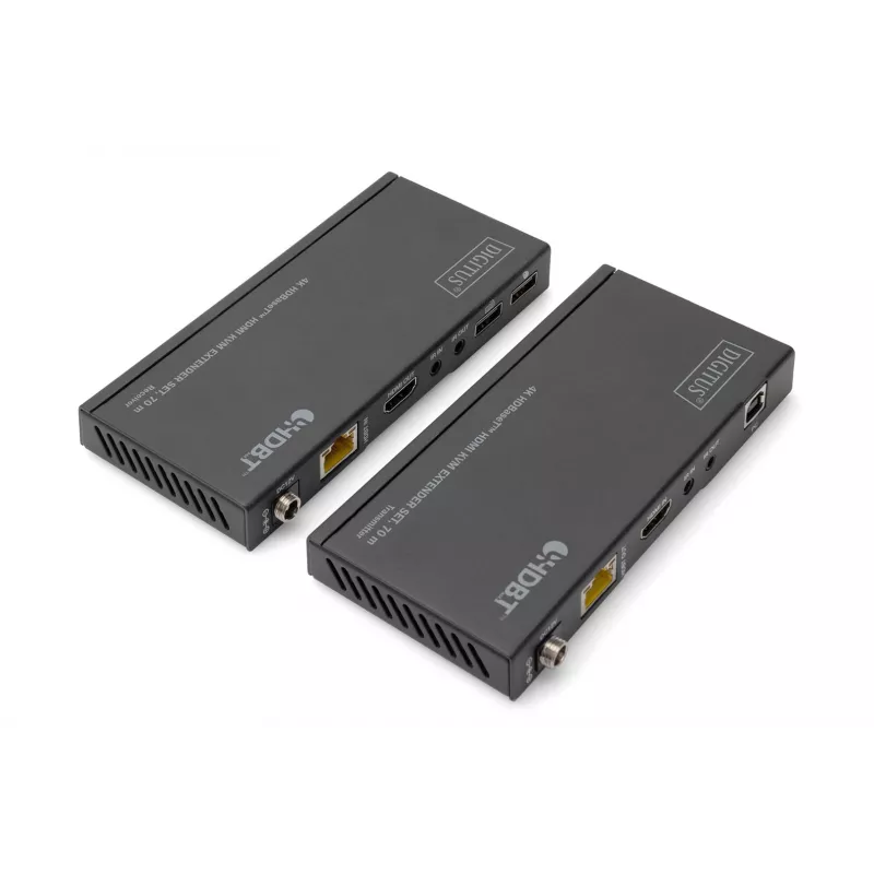 Σετ επέκτασης KVM Digitus 4K HDBaseT HDMI 70 m Ενσύρματο