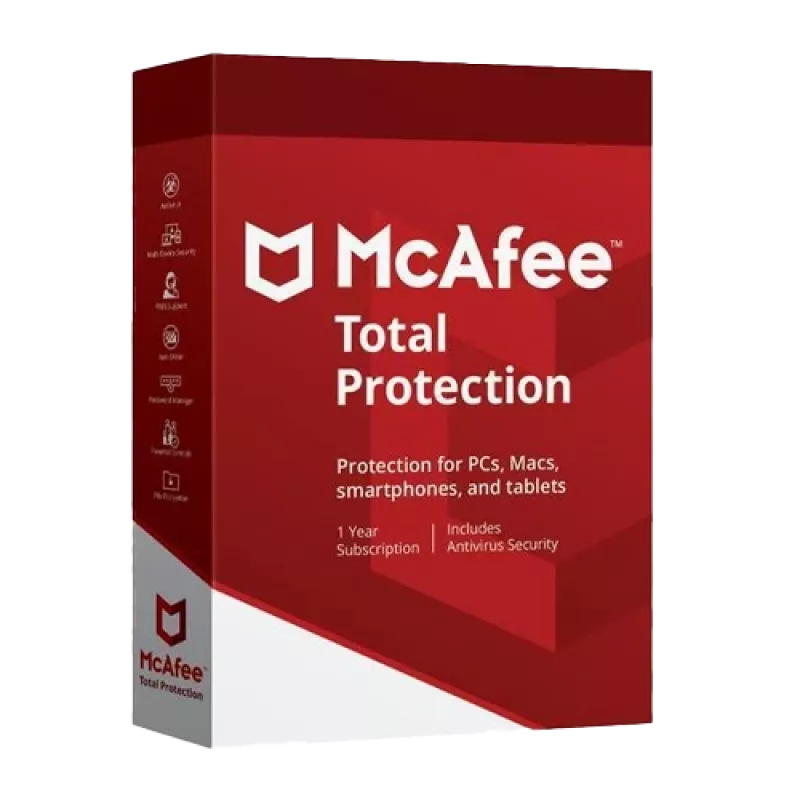 McAfee Total Protection - 1 συσκευή / 1 έτος, Global