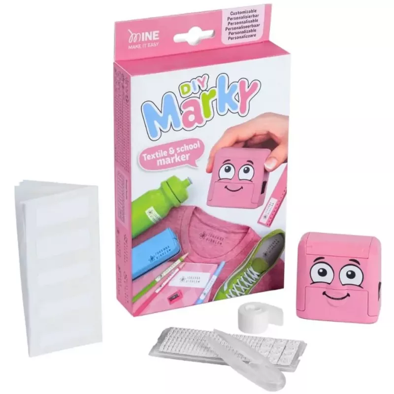 Colop Marky Ορθογώνια ροζ σφραγίδα για χαρτί και ύφασμα