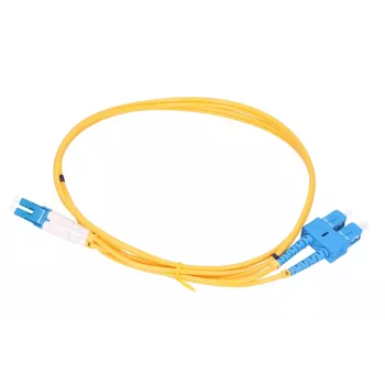 Καλώδιο patch Extralink SC/UPC σε LC/UPC, Singlemode G.652D, Duplex PVC, 3 mm, 1 m