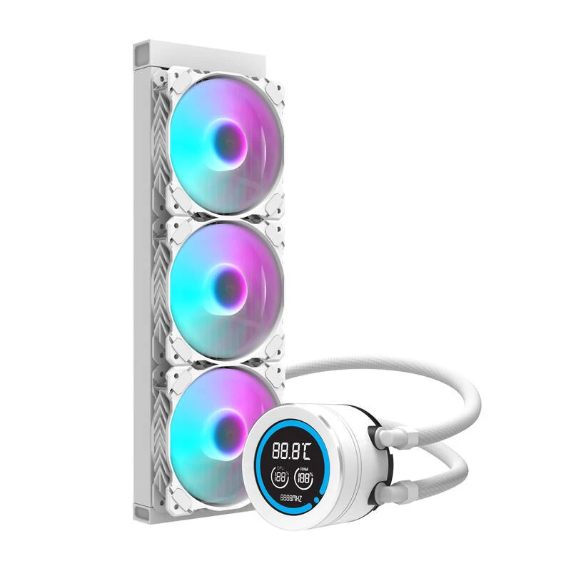 Ψυγείο υπολογιστή 360mm Darkflash DN-D360 WHITE — ψυγείο 360mm για υδρόψυξη PC