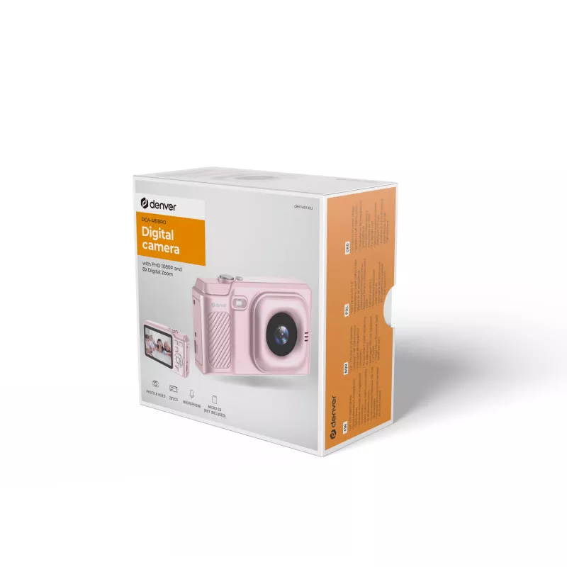 Compact φωτογραφική μηχανή Denver DCA-4818 ροζ 5 MP Full HD 16x Zoom