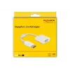 Προσαρμογέας DisplayPort 1.2 αρσενικό σε VGA θηλυκό DeLOCK 61007