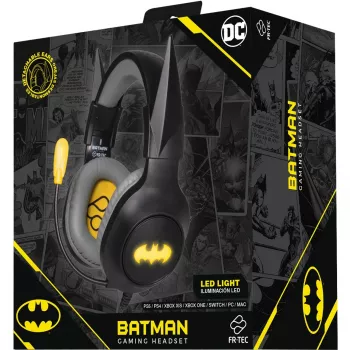 Headset FR-TEC Gaming Headset Batman με αφαιρούμενα αυτιά
