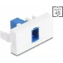 DELOCK Patch Panel Μονάδα SC Simplex Μπλε/Λευκό 45° Easy 90896