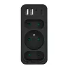 Πολύπριζο MACLEAN MCE248 F/B — 3 πρίζες AC (1x16A, 2x6A) και 4 θύρες USB (2xUSB‑A, 2xUSB‑C PD 20W), βύσμα EU, μαύρο