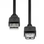 Καλώδιο επέκτασης USB ProXtend USB2AAF-001 USB 2.0 υποδοχή θηλυκή A σε βύσμα αρσενικό A, 1 m, μαύρο