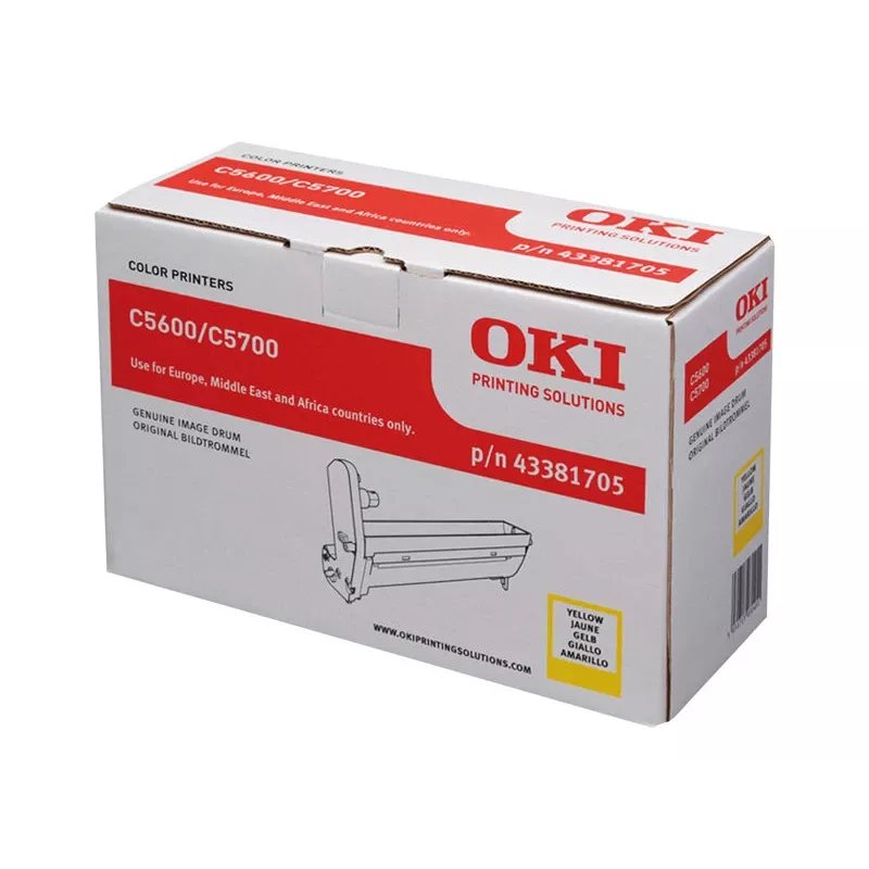 OKI Τύμπανο εικόνας 20000 σελίδες κίτρινο για C5600 C5700