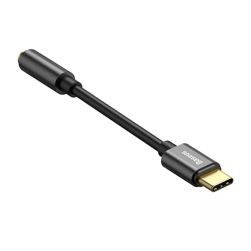 Προσαρμογέας καλωδίου Baseus CATL54-01 Type-C σε 3,5 mm, Μαύρο