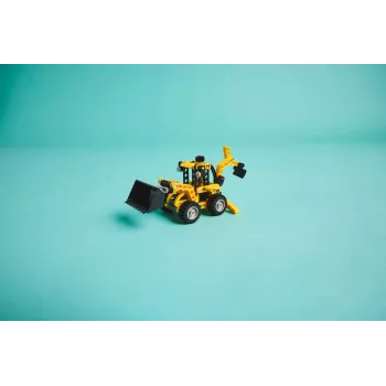 Σετ κατασκευής LEGO Technic Backhoe Loader 42197 — αρθρωτή διεύθυνση, λειτουργικός φορτωτής, 104 τεμ., συνιστώμενη ηλικία 7+