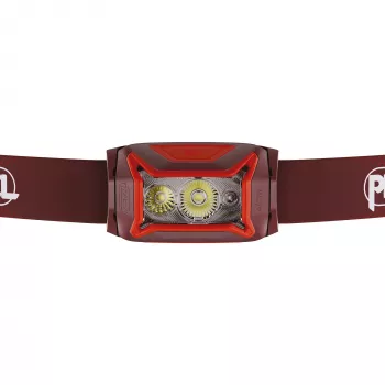 Φακός κεφαλής Petzl Actik Core — LED, 100 lm, ενσωματωμένη μπαταρία USB 1250 mAh, IPX4, κόκκινο