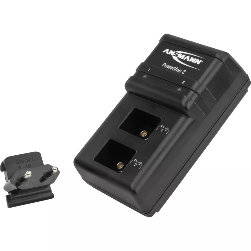 ANSMANN POWERline 2 - Φορτιστής μπαταριών - 2x9V (5107043)