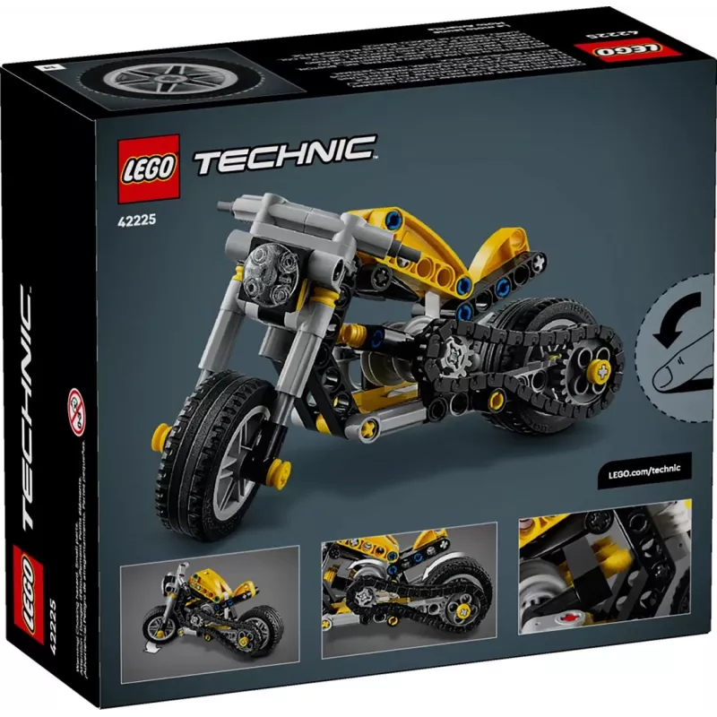 LEGO TECHNIC 42225 Κίτρινη μοτοσυκλέτα