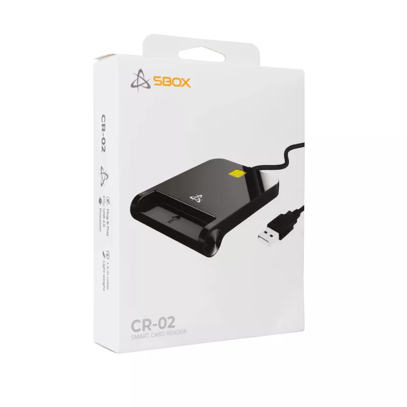 Αναγνώστης καρτών SBOX CR-02 με θύρα USB για κάρτες SD και microSD