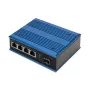 Digitus 4-Port Gigabit Ethernet δικτυακός διακόπτης PoE, βιομηχανικός, unmanaged, 1 SFP Uplink
