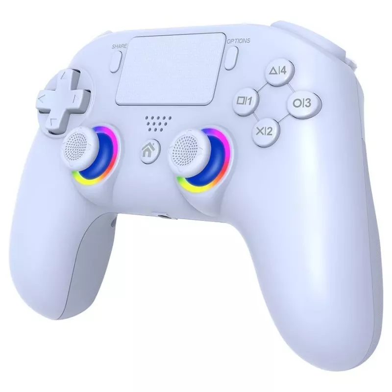 Gamepad Subsonic PS5 Wireless LED Controller λευκό D-pad Home Options Share