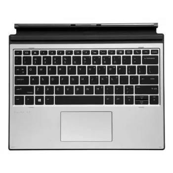HP L67436-A41 Πληκτρολόγιο φορητής συσκευής Βελγικό Pogo Pin Ασημί