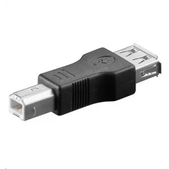 Microconnect USBAFB Προσαρμογέας καλωδίου USB B USB A μαύρο